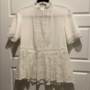 Lacey White Dress Top